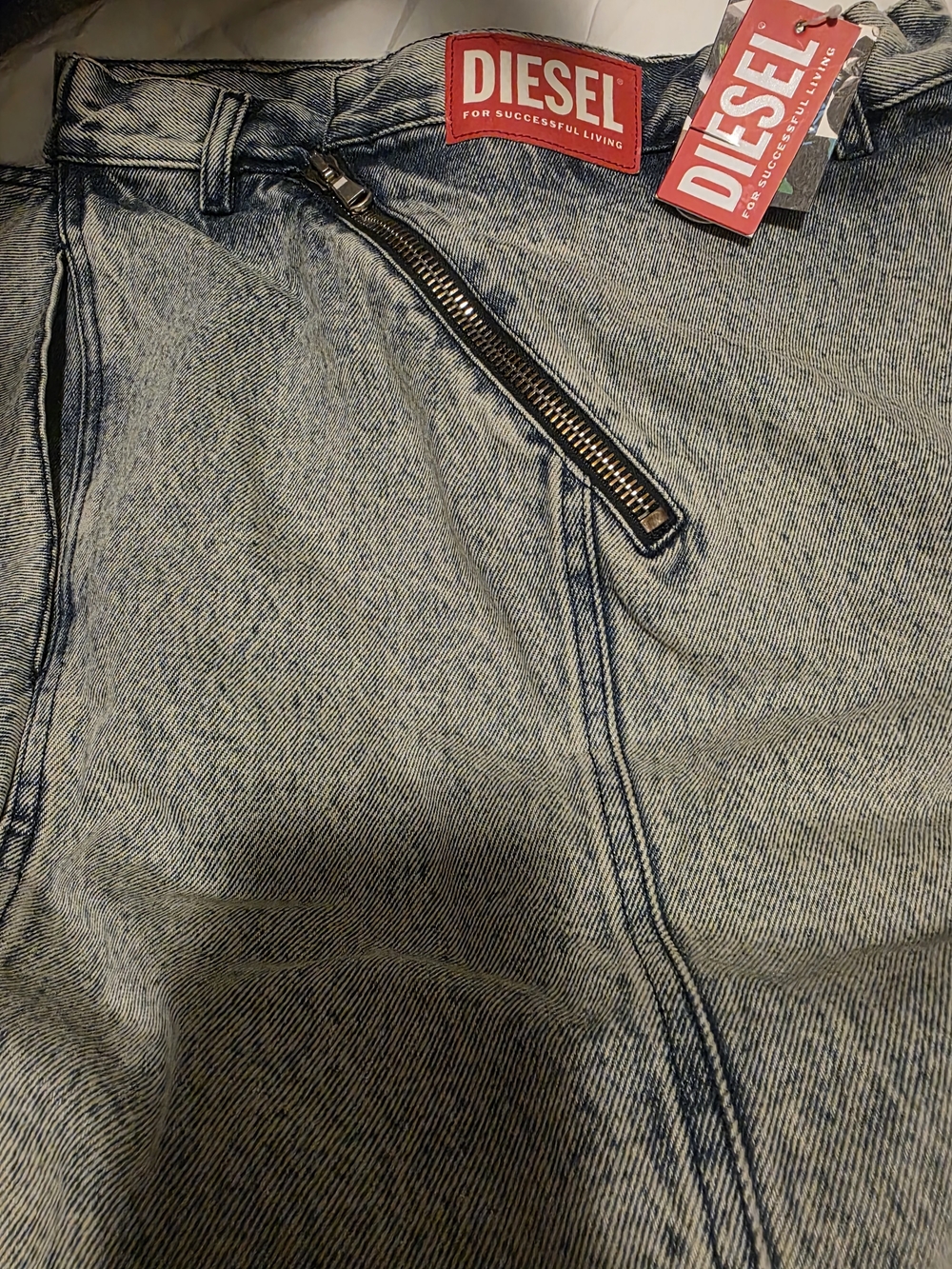 Diesel Jean Ballon Skirt